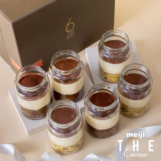【限定meijiコラボ】季節のフレーバーとオリジナルティラミスセット（6個）